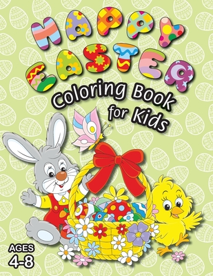 Happy Easter Coloring Book for Kids: (Ages 4-8) With Unique Coloring Pages! (Easter Gift for Kids) - Engage Books