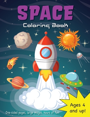 Space Coloring Book for Kids Ages 4-8! - Engage Books