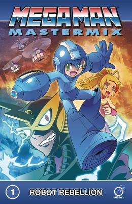 Coperta cărții 'Mega Man Mastermix Volume 1: Robot Rebellion - Hitoshi Ariga'