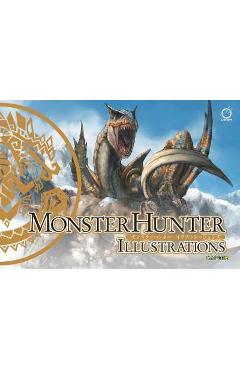 Coperta cărții 'Monster Hunter Illustrations - Capcom'