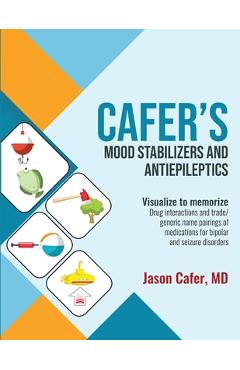 Coperta cărții 'Cafer's Mood Stabilizers and Antiepileptics: Drug Interactions and Trade/generic Name Pairings of Medications for'