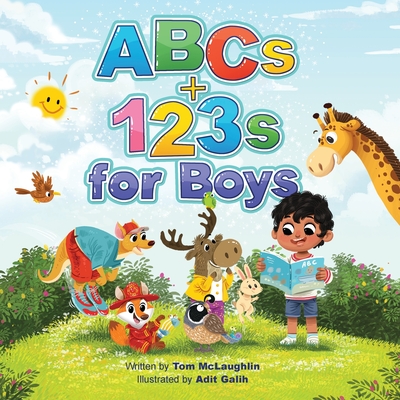 ABCs and 123s for Boys: A fun Alphabet book to get Boys Excited about Reading and Counting! Age 0-6. (Baby shower, toddler, pre-K, preschool, - Tom M. Mclaughlin