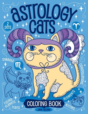 Astrology Cats Coloring Book - Jen Racine
