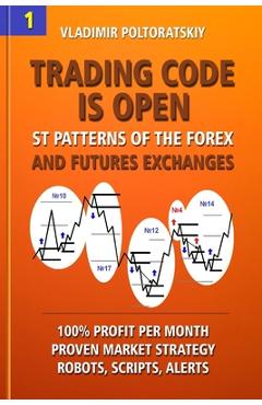 Coperta cărții 'Trading Code is Open: ST Patterns of the Forex and Futures Exchanges, 100% Profit per Month, Proven Market Strategy,'