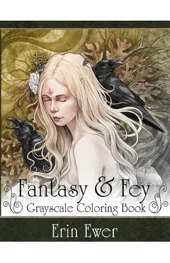 Poza produsului Fantasy and Fay Coloring Book - Erin Ewer