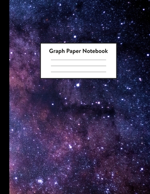Graph Paper Notebook: 5 x 5 squares per inch, Quad Ruled - 8.5 x 11 - Colorful Space and Star Systems - Math and Science Composition Noteboo - Space Composition Notebooks