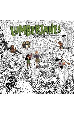 Coperta cărții 'Lumberjanes Coloring Book - Shannon Watters'