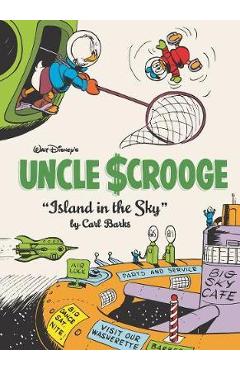 Coperta cărții 'Walt Disney's Uncle Scrooge Island in the Sky: The Complete Carl Barks Disney Library Vol. 24 - Carl Barks'