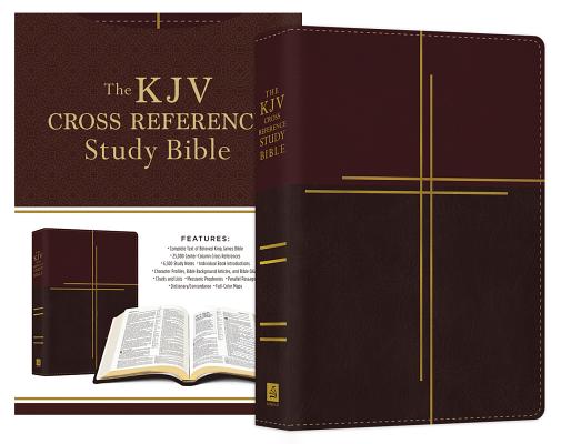 KJV Cross Reference Study Bible Compact [Mahogany Cross] - Christopher D. Hudson