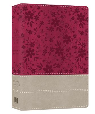 The KJV Cross Reference Study Bible Women's Edition Indexed [Floral Berry] - Compiled By Barbour Staff
