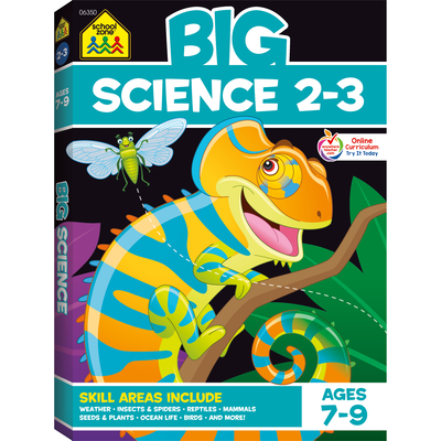 School Zone Big Science Grades 2-3 Workbook - School Zone