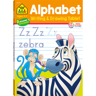 Alphabet Writing & Drawing Tablet - Zone Staff School
