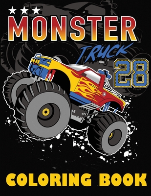 Monster Truck Coloring Book: Big Coloring Book for Boys and Girls - Blue Wave Press