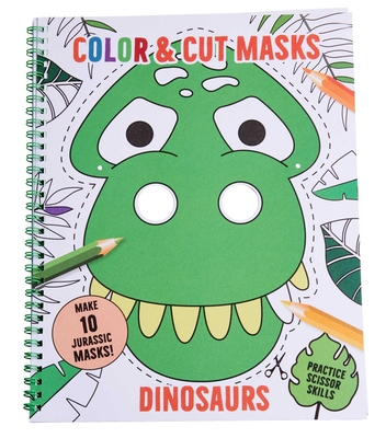 Color & Cut Masks: Dinosaurs - Insight Kids
