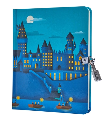 Harry Potter: Hogwarts Castle Glow-In-The-Dark Lock & Key Diary - Insight Editions