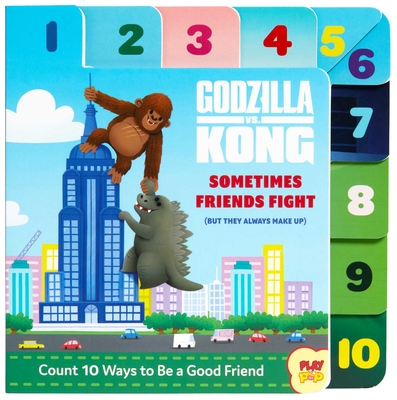 Godzilla vs. Kong: Sometimes Friends Fight: (But They Always Make Up) (Friendship Books for Kids, Kindness Books, Counting Books, Pop Culture Board Bo - Carol Herring