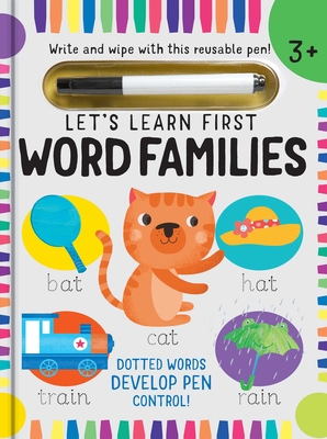 Let's Learn: Word Families (Write and Wipe): (Early Reading Skills, Letter Writing Workbook, Pen Control) - Insight Kids