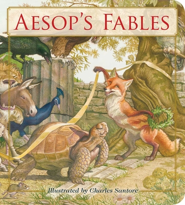 Aesop's Fables Oversized Padded Board Book: The Classic Edition - Charles Santore