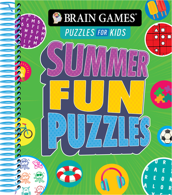Brain Games Puzzles for Kids - Summer Fun Puzzles - Publications International Ltd