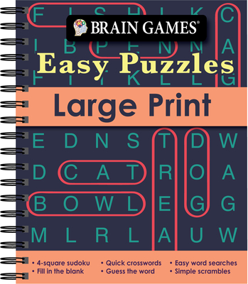 Brain Games - Easy Puzzles - Large Print - Publications International Ltd