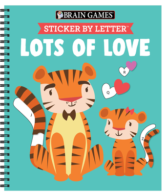 Brain Games - Sticker by Letter: Lots of Love - Publications International Ltd