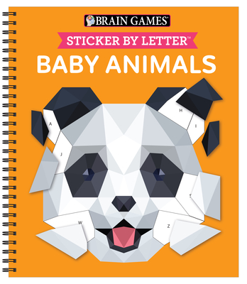 Brain Games - Sticker by Letter: Baby Animals - Publications International Ltd