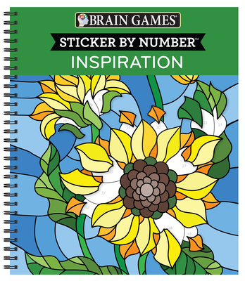 Brain Games - Sticker by Number: Inspiration [With Sticker(s)] - Publications International Ltd