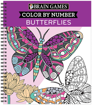Brain Games - Color by Number: Butterflies - New Seasons