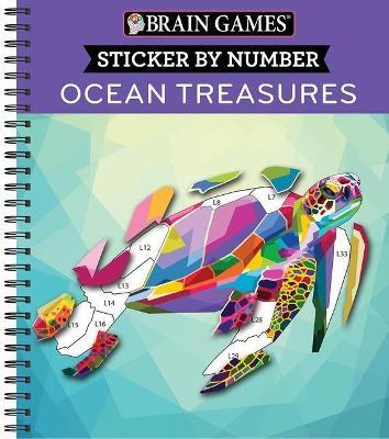 Brain Games - Sticker by Number: Ocean Treasures - Publications International Ltd