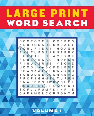 Large Print Word Search Volume 1, 1 - Editors Of Thunder Bay Press