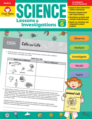 Science Lessons and Investigations, Grade 6 - Evan-moor Educational Publishers