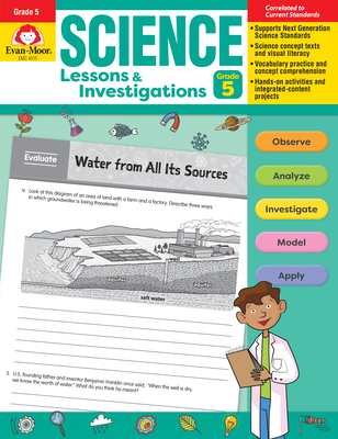 Science Lessons and Investigations, Grade 5 - Evan-moor Educational Publishers