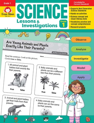 Science Lessons and Investigations, Grade 1 - Evan-moor Educational Publishers