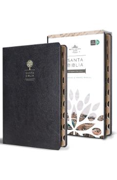 Biblia Reina Valera 1960 Letra Grande. Smil Piel Negro, ndice, Tamao Manual / Spanish Bible Rvr 1960. Handy Size, Thumb Index, Large Print, Black L - Reina Valera Revisada 1960