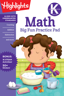 Kindergarten Math Big Fun Practice Pad - Highlights Learning