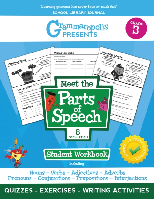 Grammaropolis: The Parts of Speech Workbook, Grade 3 - Coert Voorhees