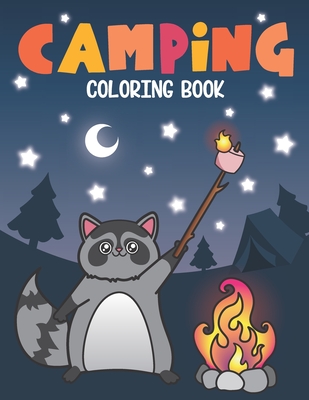 Camping Coloring Book: Of Cute Forest Wildlife Animals and Funny Camp Quotes - A S'mores Camp Coloring Outdoor Activity Book for Happy Camper - Nyx Spectrum