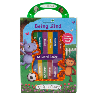 My Little Library: Being Kind (12 Board Books & 3 Downloadable Apps!) - Little Grasshopper Books