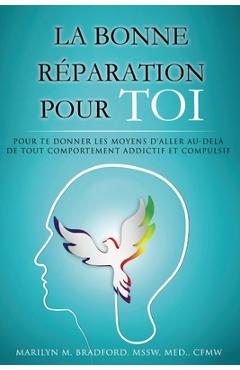 Coperta cărții 'La bonne r�paration pour toi - Right Recovery French - Marilyn Bradford'