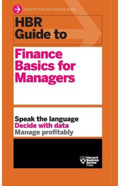 Coperta cărții 'HBR Guide to Finance Basics for Managers (HBR Guide Series) - Harvard Business Review'