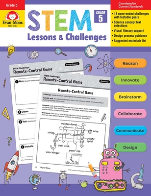 Stem Lessons and Challenges, Grade 5 - Evan-moor