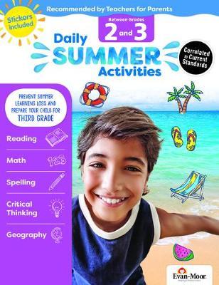 Daily Summer Activities: Moving from 2nd Grade to 3rd Grade, Grades 2-3 - Evan-moor Educational Publishers