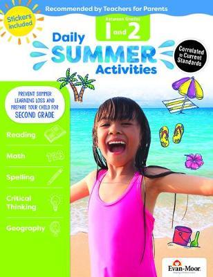 Daily Summer Activities: Moving from 1st Grade to 2nd Grade, Grades 1-2 - Evan-moor Educational Publishers