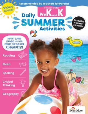 Daily Summer Activities: Moving from Prek to Kindergarten, Grades Prek-K - Evan-moor Educational Publishers