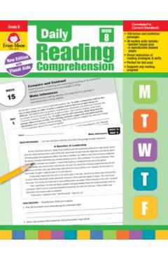 Daily Reading Comprehension, Grade 8 - Evan-moor Educational Publishers