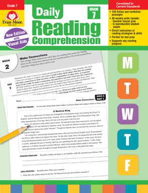 Daily Reading Comprehension, Grade 7 - Evan-moor Educational Publishers