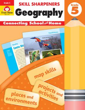 Skill Sharpeners Geography, Grade 5 - Evan-moor Educational Publishers