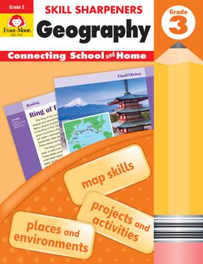 Skill Sharpeners Geography, Grade 3 - Evan-moor Educational Publishers