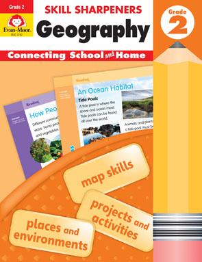 Skill Sharpeners Geography, Grade 2 - Evan-moor Educational Publishers