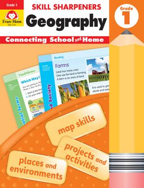 Skill Sharpeners Geography, Grade 1 - Evan-moor Educational Publishers